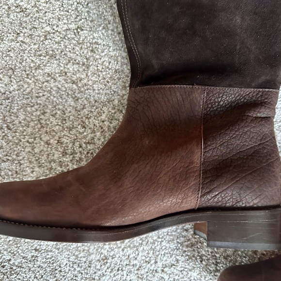 Y2K Marni Chocolate Suede Fold-Over Tall Boots • Size 38/8 • Made in Italy - Picture 4 of 9